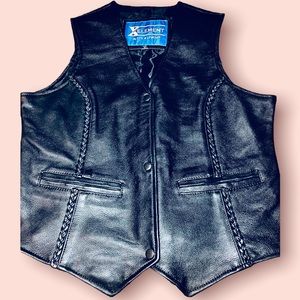 •FIRM• XElement Womens Leather Vest Size XL